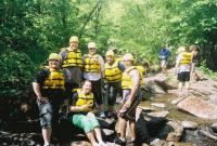 Boat 1 group shoot at the falls