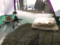 inside of my tent