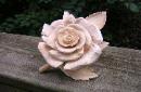 four part rose all carved by hand